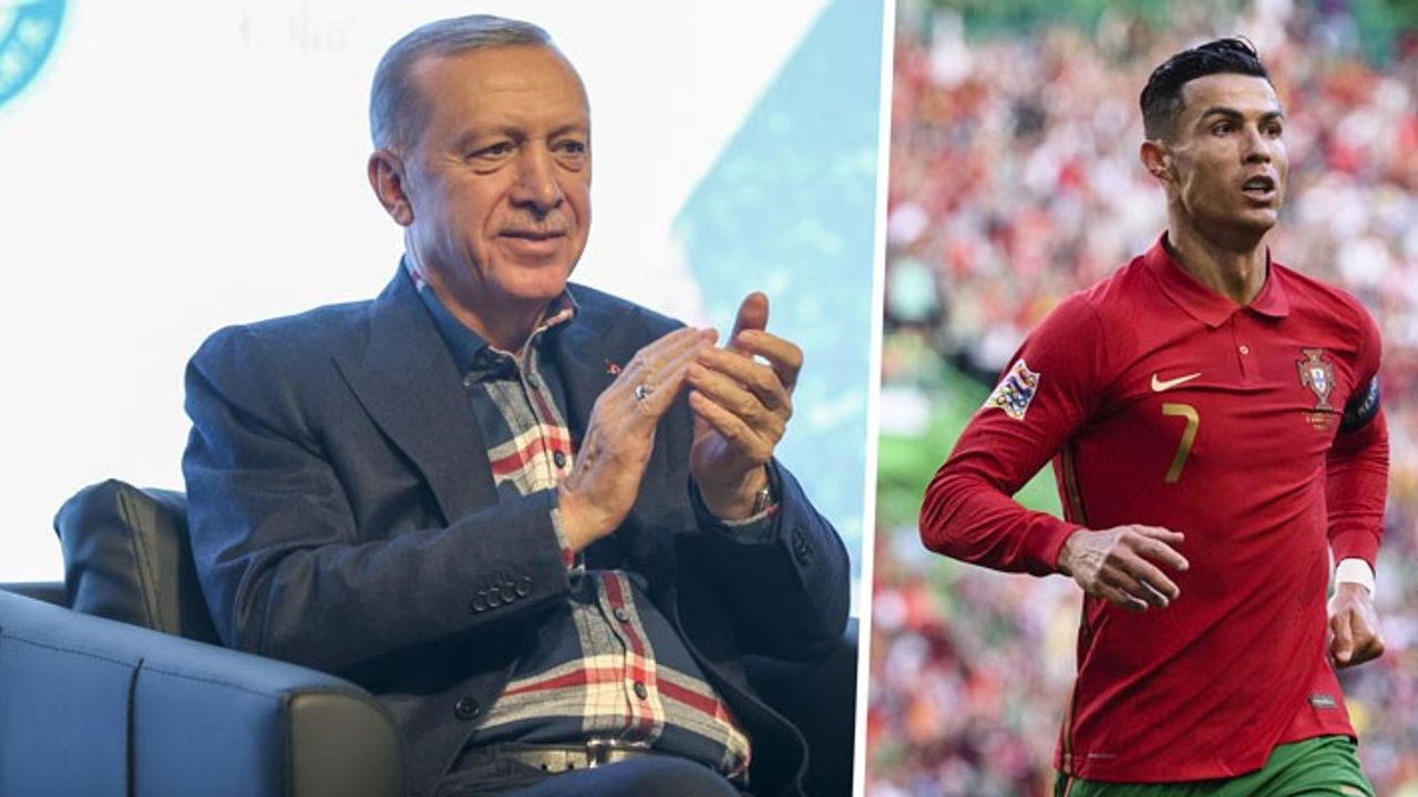 Cristiano Ronaldo'nun yeni adresini Cumhurbaşkanı Erdoğan açıkladı!