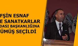 Afşin Esnaf ve Sanatkarlar Odası başkanlığına Gümüş seçildi