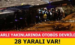 Narlı yakınlarında otobüs devrildi! 28 yaralı