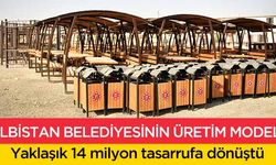 Elbistan Belediyesinin üretim modeli yaklaşık 14 milyon tasarrufa dönüştü