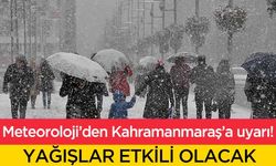 Meteoroloji’den Kahramanmaraş’a uyarı!