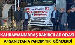 Kahramanmaraş Bakırcılar Odası Afganistan’a yardım tır’ı gönderdi