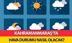 Kahramanmaraş’ta hava durumu nasıl olacak?