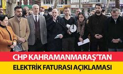 Chp Kahramanmaraş’tan fatura açıklaması