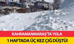 Kahramanmaraş’ta 1 haftada üç kez çığ düştü!