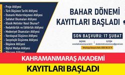 Kahramanmaraş Akademi Kayıtları Başladı