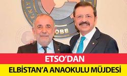 ETSO’dan Elbistan’a anaokulu müjdesi