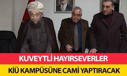 Kuveytli Hayırseverler KİÜ Kampüsüne Cami Yaptıracak