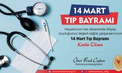 Kahramanmaraş Valisi Coşkun'dan 14 Mart Tıp Bayramı mesajı