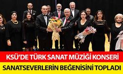 KSÜ’de Türk sanat müziği konseri sanatseverlerin beğenisini topladı