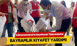 Kahramanmaraş'tan Bayırbucak Türkmenlerine bayramlık kıyafet yardımı yapıldı