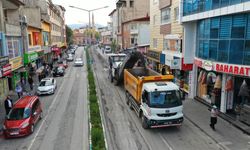 Göksun’un Merkez Bulvarı Büyükşehir’le Güzelleşiyor