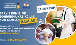 KAMEK’te Servis Komisi ve Dondurma Kaşıkçılığı Kurs Kayıtları Başlıyor!