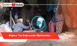 Buğdayı Taş Değirmende Öğütüyorlar