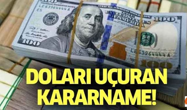 Doları uçuran kararname