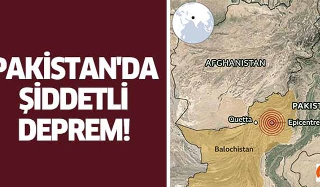 Pakistan'da şiddetli deprem