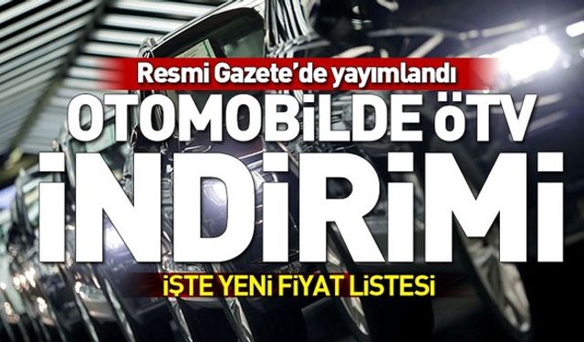 Otomotive ÖTV indirimi!