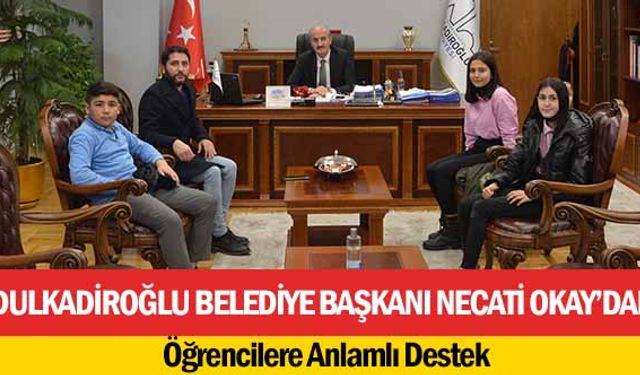 Başkan Okay’dan Öğrencilere Anlamlı Destek