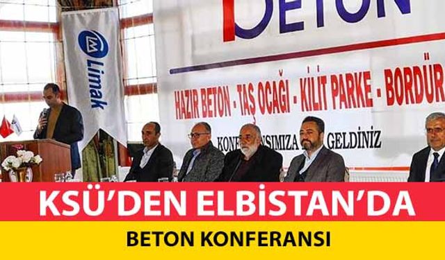 KSÜ’den beton konferansı