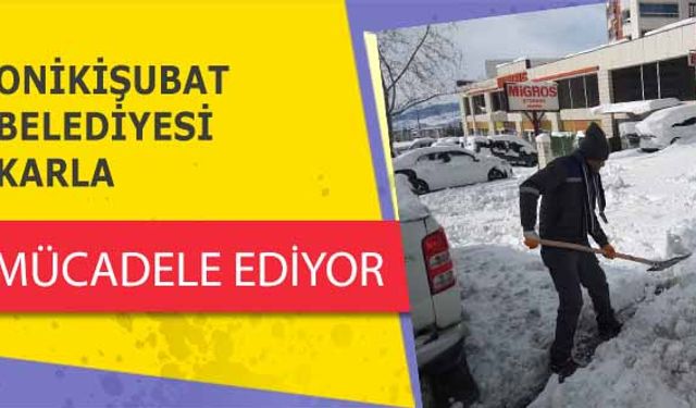 Onikişubat Belediyesi Karla Mücadele Ediyor