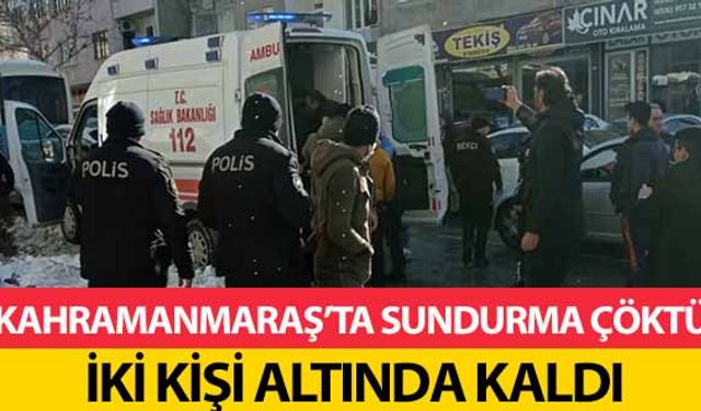 Kahramanmaraş’ta sundurma anane ve torununun üzerine çöktü