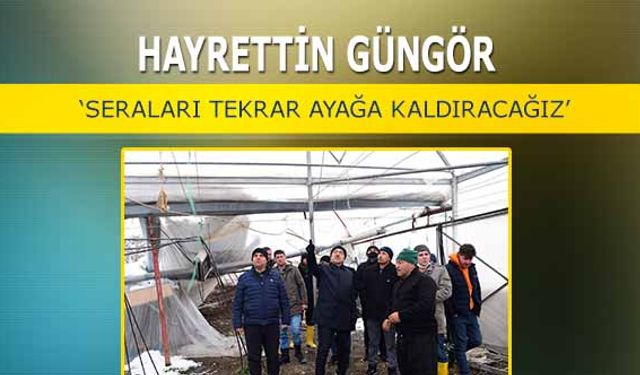 Hayrettin Güngör, ‘Seraları tekrar ayağa kaldıracağız’