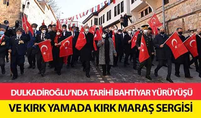 Dulkadiroğlu’nda Tarihi Bahtiyar Yürüyüşü Ve Kırk Yamada Kırk Maraş Sergisi