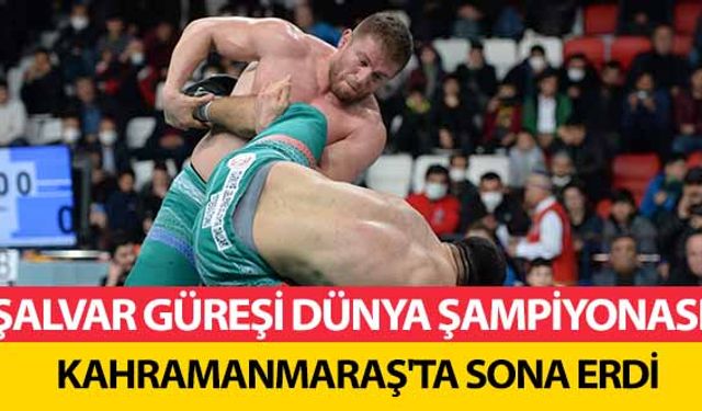 Şalvar Güreşi Dünya Şampiyonası Kahramanmaraş'ta Sona Erdi