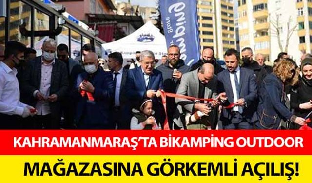 Kahramanmaraş’ta Bikamping Outdoor mağazasına görkemli açılış!