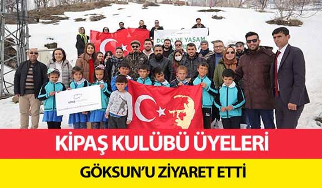 Kipaş kulübü üyeleri Göksun’u ziyaret etti