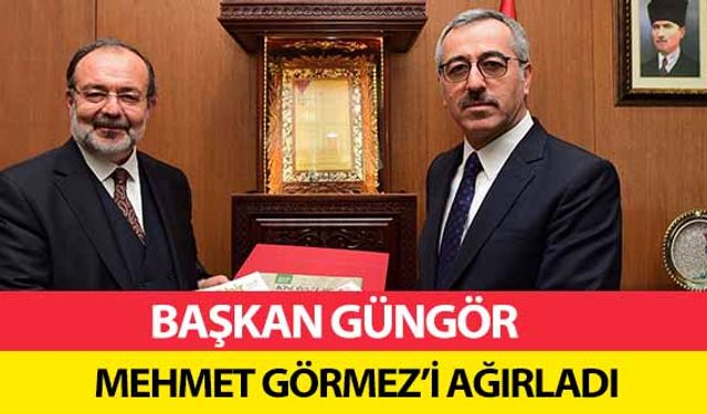 Başkan Güngör Mehmet Görmez’i Ağırladı