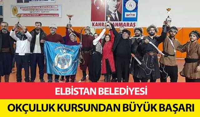 Elbistan Belediyesi Okçuluk Kursundan Büyük Başarı