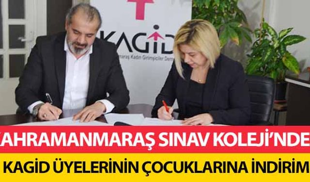 Kahramanmaraş Sınav Koleji’nden KAGİD Üyelerinin Çocuklarına İndirim