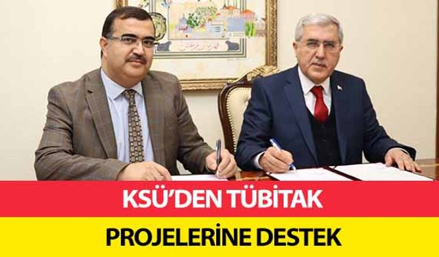 KSÜ’den TÜBİTAK projelerine destek