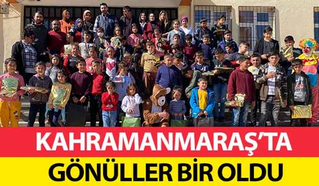 Kahramanmaraş’ta gönüller bir oldu