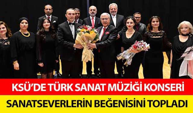 KSÜ’de Türk sanat müziği konseri sanatseverlerin beğenisini topladı