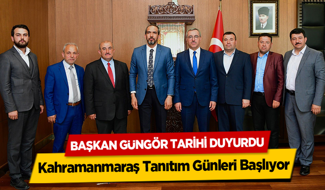 Kahramanmaraş Tanıtım Günleri Başlıyor