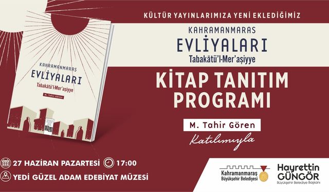 Büyükşehir’den Kitap Tanıtım Programına Davet