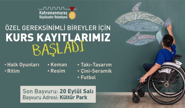 Büyükşehir’in ‘Özel’ Kurslarında Kayıtlar Başladı