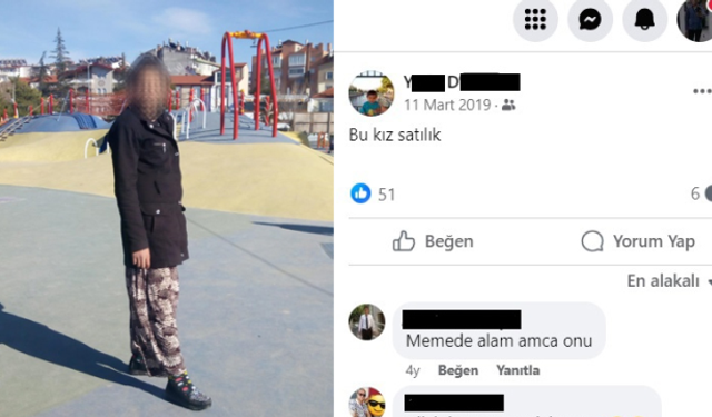 Kızını sosyal medyada satılığa çıkardı, fotoğrafa düştüğü not mide bulandırıyor