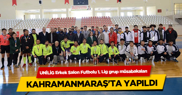 Ünilig Erkek Salon Futbol Müsabakaları Kahramanmaraş'ta Yapıldı