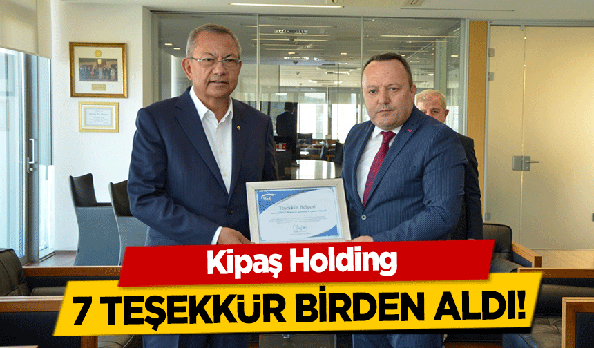 Kipaş Holding 7 teşekkür birden aldı!
