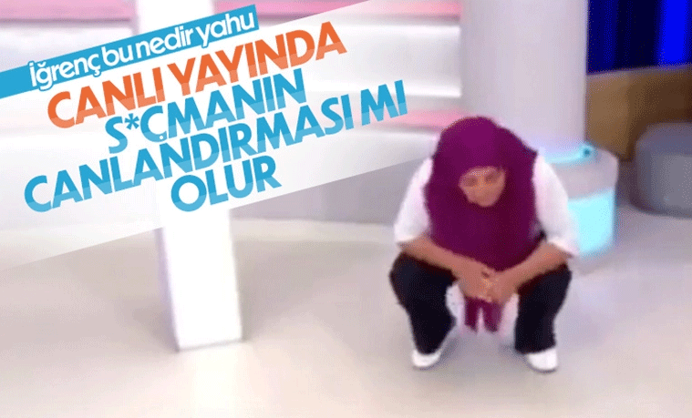 Türk televizyon tarihi sonunda bunuda gördü! Kızının öldüğü saatte tuvalette olduğunu anlatan kadın, canlandırma yaptı!