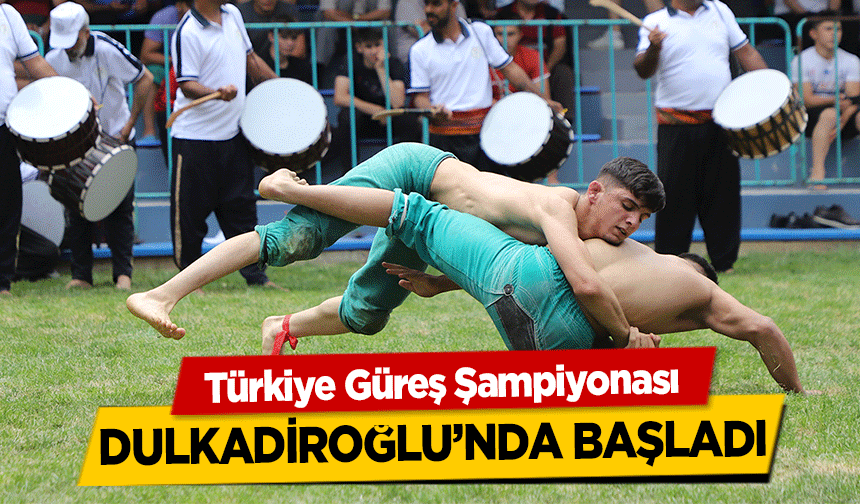 Türkiye Güreş Şampiyonası Dulkadiroğlu’nda başladı