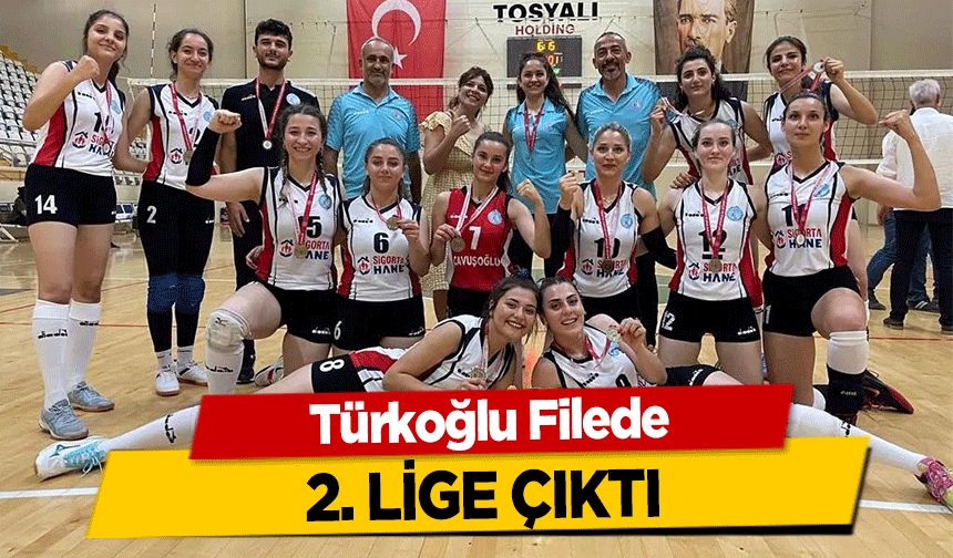 Türkoğlu Filede 2. lige çıktı
