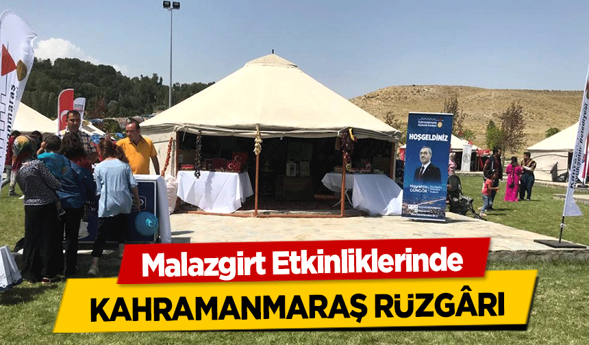 Malazgirt Etkinliklerinde Kahramanmaraş Rüzgârı