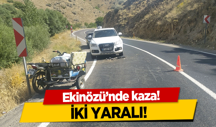 Ekinözü’nde kaza! 2 yaralı