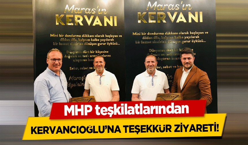 MHP teşkilatlarından Kervancıoğlu’na Teşekkür Ziyareti!