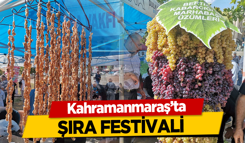 Kahramanmaraş’ta şıra festivali