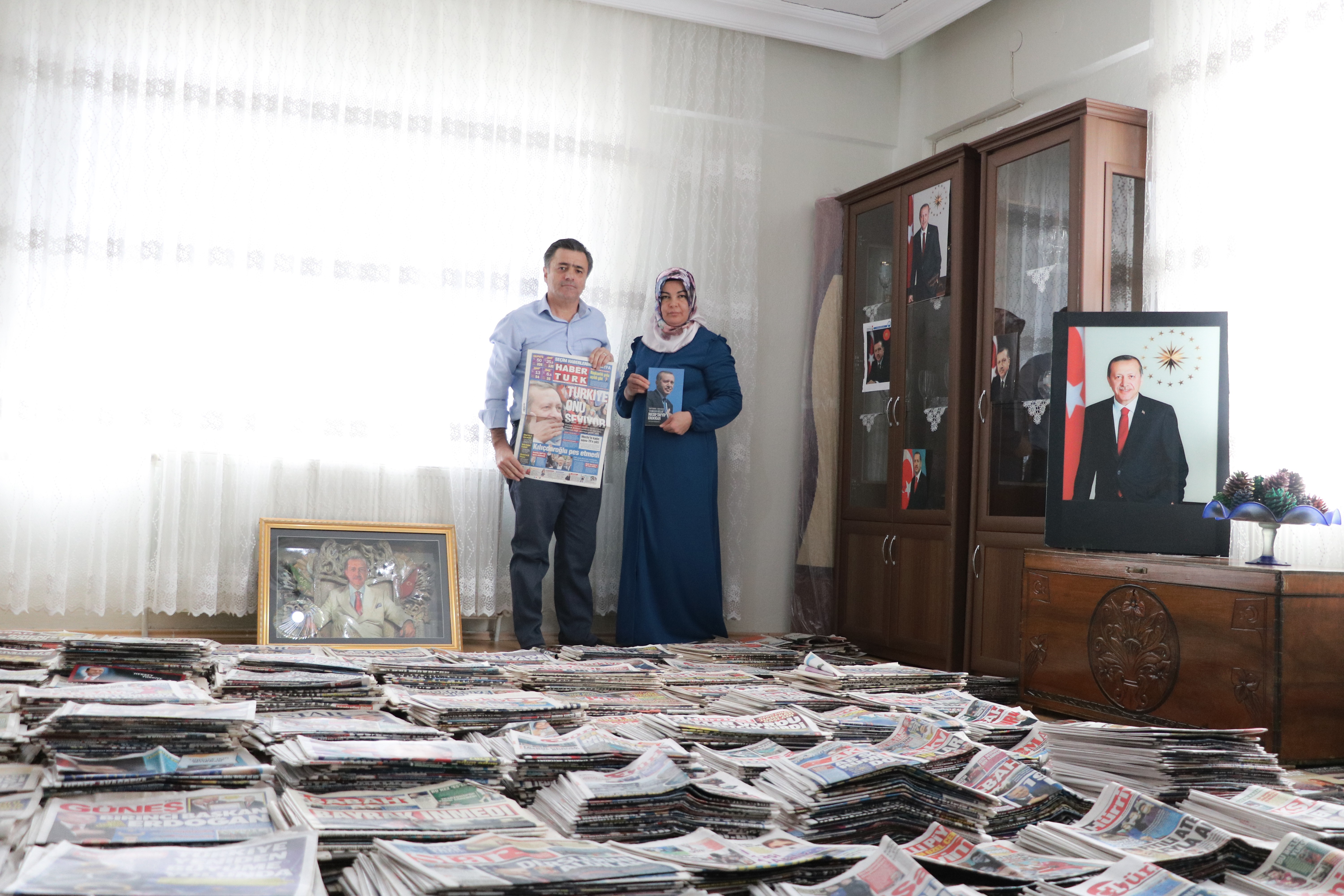 Kahramanmaraş’ta 20 yıldır Erdoğan arşivi yapıyor
